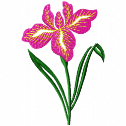 Flowers And Tree Embroidery Design 6 Flowers And Tree Embroidery Design 6